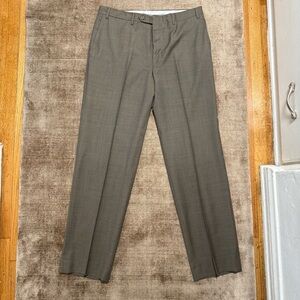 Men’s Canali Flat-Front Trouser in tan sz 52 (36) - Italian